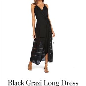 Brand New Black Grazi Long Dress
